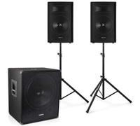 Altavoces Vonyx 2.1 Set Completo Directo 1600W con subwoofer activo