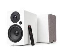 VULKKANO A5 ARC MKII Altavoces Autoamplificados con Woofer de 5.25", Bluetooth 5.0, HDMI ARC, Optica, RCA, USB, con Salida Subwoofer, Altavoces para la TV con Diseño Elegante, Color Blanco