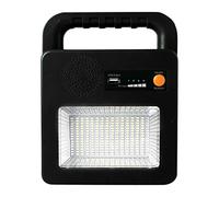 Altavoces Y Amplificador Suministro multifuncional de emergencia Solar de 6000ma, recargable al libre, recargable de emergencia con altavoz de LED, potencia Bandoleras Mujer Pequeñas (Black, One Size)