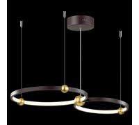 Altavola Design Aurora lámpara colgante 2x43 W negro-oro LA110/P_40_3k_black