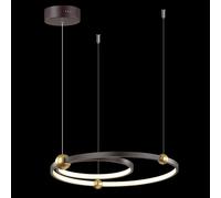 Altavola Design Aurora lámpara colgante 2x49 W negro-oro LA110/P_50_3k_black