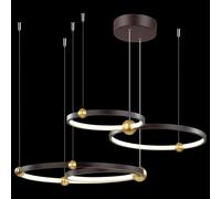 Altavola Design Aurora lámpara colgante 4x85 W negro-oro LA112/P_50_3k_black