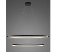 Altavola Design Ledowe Okręgi lámpara colgante 2x68 W negro LA074/P_100_in_4k_black
