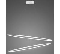 Altavola Design Ledowe Okręgi lámpara colgante 2x83 W aluminio LA074/P_120_in_4k_white