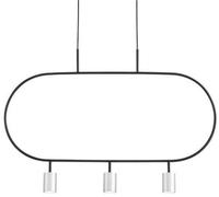 Altavola Design Luna lámpara colgante 3x3 W negro-plata LPL338-SL