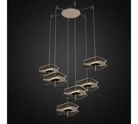 Altavola Design Mariposa lámpara colgante 6x36 W transparente-oro rosa LA102/CO6