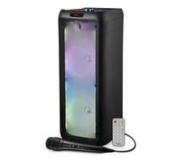 Altavoz Active FestiSound SRX208-500W - 2X 8 LED - Independiente con batería Bluetooth USB SD TWS - Micro cable