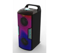 KBTUS-100 Doble Altavoz DE 4" para Fiestas con Hyperbass, PORTÁTIL, E ILUMINACIÓN RGB