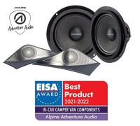 Altavoces componentes 16,5 cm spc-106s907 Alpine para Mercedes Benz-Sprinter