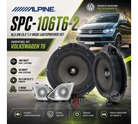 ALTAVOCES COMPONENTES 2 VÍAS ALPINE SPC-106T6 16,5 CM 6,5" VOLKSWAGEN T6