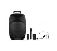 Altavoz Amplificado Portátil con Bluetooth Fonestar Malibu-315/ 250W Negro