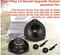 Juego de altavoces bidireccionales ESX QXF6.2C 16 cm para Fiat Ducato III tip...