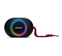 Altavoz Bluetooth 10W, Color Rojo, con Sonido Potente, Ideal para Fiesta y Entretenimiento en Exteriores.