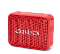 ALTAVOZ BLUETOOTH AIWA BS-200 RED BT 5.0 TWS MICRO INTEGRADO 6W RMS IPX6 LECTOR USB RADIO FM BATERIA 2000mAh BS-200RD