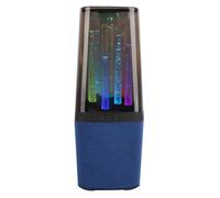 Altavoz Bluetooth, Altavoz con Sonido Fuerte y Graves Más Profundos, BT 5.2, Luz RGB Cálida, Altavoz Portátil con Puerto USB AUX para el Hogar, Al Aire Libre (Blue)