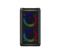 Altavoz Bluetooth BSL-S21 con iluminación en los Altavoces | 2 Altavoces de 4 Pulgadas | 20W | Incluye Micrófono de Regalo | Batería de 2400 mAh | Radio FM y Reproductor MP3 vía USB | Carga USB-C |