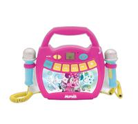 Altavoz Bluetooth con efectos de luz, micrófonos y batería recargable Lexibook Minnie Mouse TU