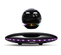 Altavoz Bluetooth con luz ambiental, ordenador portátil para el hogar, mini altavoz redondo Hi-Fi con flash LED, compatible con Smart Bass m