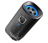 Altavoz Bluetooth con luz, caja de música Bluetooth 5.4, altavoz dual de 30 W, batería de 30 horas, caja de refuerzo de graves con protección IPX7, emparejamiento estéreo inalámbrico, altavoz para
