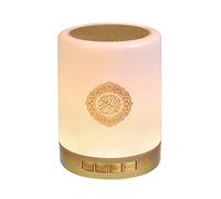 Altavoz Bluetooth con luz del Corán, lámpara táctil con Bluetooth del Corán musulmán y traducción, lámpara LED inteligente, carga USB, control remoto