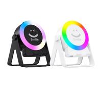 Altavoz Bluetòoth de Inducción Inalámbrica, Portátil, 500mah, Altavoz Multifunción 4 en 1, Mini Soporte para Teléfono Inalámbrico, Efectos RGB Coloridos, para Sala de Conferencias, Eventos, Viajes