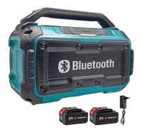 Altavoz Bluetooth inalámbrico, 20 W, estéreo de doble canal con función TWS, altavoz portátil para exteriores con subwoofer, batería de 1500 mAh y Bluetooth 5.0, para fiestas, camping y hogar (2