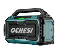 Altavoz Bluetooth inalámbrico para baterías Makita de 18 V, altavoz estéreo portátil de 80 W con altavoces dobles y puerto USB, adecuado para camping, hogar, lugar de trabajo y fiestas (sin batería