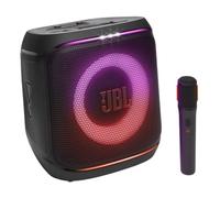 JBL Partybox Encore 2, altavoz inalámbrico bluetooth para fiestas, con micrófono, 15h de autonomía, resistente a salpicaduras, sonido JBL Pro y AI Sound Boost, compatible con Auracast, negro