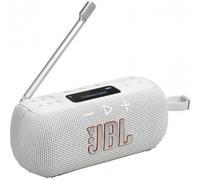JBL Tuner 3 Radio portátil Dab/Dab+/FM Bluetooth con 6 ajustes, hasta 15 h de autonomía, Resistencia IP68, conexión Multi-Altavoz Auracast, Compatible con la aplicación JBL Portable, Blanco
