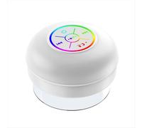 Altavoz Bluetooth LED colorido luminoso pequeño altavoz blanco