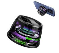 Altavoz Bluetooth magnético multifuncional, altavoz Bluetooth portátil G200 con luz de color multicolor RGB y soporte para teléfono, altavoz Bluetooth Magbeat impermeable para arroz al aire libre