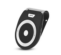 Altavoz Bluetooth para Coche, Kit de Coche Manos Libres Bluetooth inalámbrico Inteligente Inteligente Richer-R con Clip para Visor y Altavoz con Enlaces Inteligentes a Juego