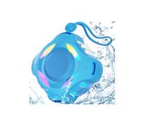 Altavoz Bluetooth para ducha, resistente al agua IPX7, con luz azul multicolor.
