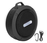 Altavoz Bluetooth para exteriores con luz LED y resistente al agua, altavoz inalámbrico para fiestas en la piscina, diseño flotante con mosquetón,