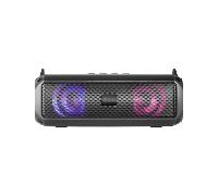 ALTAVOZ BLUETOOTH PORTABLE MARS GAMING MSB-XT NEGRO AUX/MicroSD/USB/FM 20W POTENCIA RGB FLOW BATERIA 2000mA