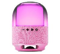 ALTAVOZ BLUETOOTH PORTABLE MARS GAMING MSFLOWP ROSA 15W DEEPBASS BT MicroSD RGB 360 BAT 6h