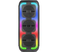 Altavoz Bluetooth portátil 2x 4 120W USB/microSD con efectos LED y micrófono (TRACK310) - FENTON