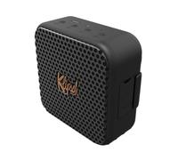 Altavoz Bluetooth portátil compacto Klipsch Austin - Sonido estéreo claro, resistencia al agua y al polvo IP67, Bluetooth 5.3, hasta 12 horas de autonomía, correa elástica, modo Broadcast, color negro