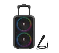 Altavoz Bluetooth portátil de 41×26 cm Luminosa 2 altavoces de 5W con micrófono