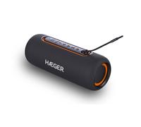 Altavoz bluetooth portátil haeger light boom - 3h de autonomía, ipx5, micrófono, iluminación 11.5 cm