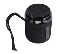 Altavoz Bluetooth Portátil Inalámbrico para Escuchar Música Al Aire con Llamadas Manos Libres - Batería de 500 MAh - Tamaño Compacto 73,4 Mm X 73,4 Mm X 95,5 (Black)