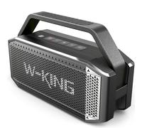 Altavoz Bluetooth Portátil sin varillas de 60W con Subwoofers, Altavoces Exteriores de 100W Pico IPX6, Bajos Profundos, Tarjeta TF, Aux, de Energía, EQ, Altavoz Grande para Fiestas, Camping y Hogar