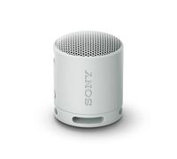 Sony Altavoz Bluetooth SRS-XB100, Ligero, Compacto, Altavoz Resistente al Agua y al Polvo IP67, hasta 16 h de batería, Correa Adaptable, Gris Claro