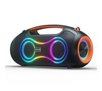 Altavoz Bluetooth Potente Portátil Mejores RGB luces Altavoz Exterior Speaker Potencia pico de 180W, resistencia al agua IP65, 2 subwoofers/tweeters TWS/TF/USB/AUX,ideal para el hogar/reuniones/fiesta