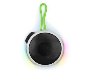 Altavoz Bluetooth redondo BIGBEN Party - 15W - Blanco y verde