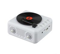 Altavoz Bluetooth retro portátil con radio FM integrado de rango completo para sonido estéreo mejorado, soporta tarjeta TF, reproducción USB, sintonizador Dab salida 5 W, 800 mAh