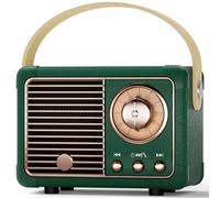 Altavoz Bluetooth Retro Regalos para Hombres Altavoz Portátil Vintage Decoración Retro Cumpleaños para Mujeres, Él, Ella, Chicas, Adolescentes, Amigos Estilo Antiguo, Pequeño para Decoración del Hogar