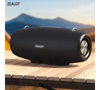 Zealot-S67 Altavoz Bluetooth portátil de 60W, altavoz para Fiesta al aire libre, altavoz grande, excelente rendimiento de graves, altavoz 3D Azul