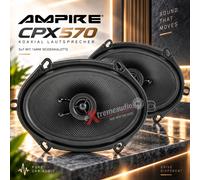 Altavoz coaxial AMPIRE CPX570 5x7 con calota de seda de 16 mm, sin rejilla 1 par