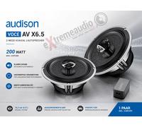 Altavoz coaxial Audison Voce AV X6.5 2 vías 16,5 cm (6,5") 200 vatios -1 par